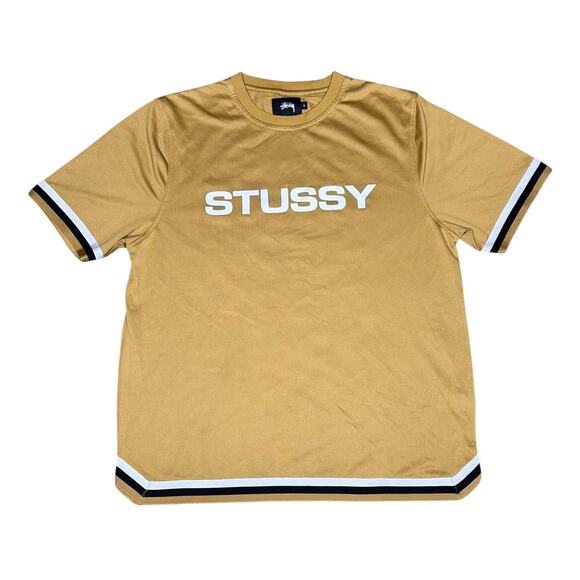 Stussy Mesh Basketball Jersey T-Shirt - Picture 1 of 5